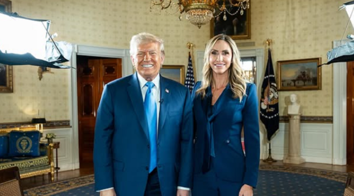 Lara Trump intervista Donald Trump
