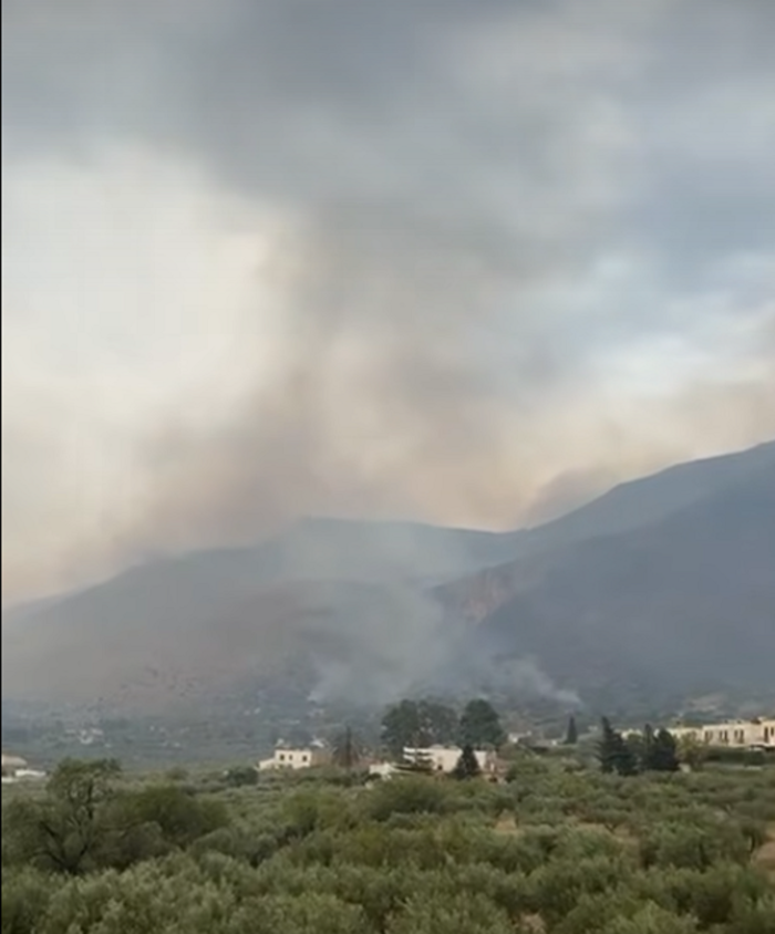 Incendio nel Trapanese