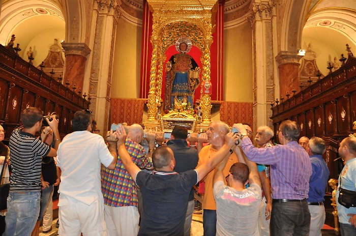 Il simulacro di San Vito pronto per la venerazione