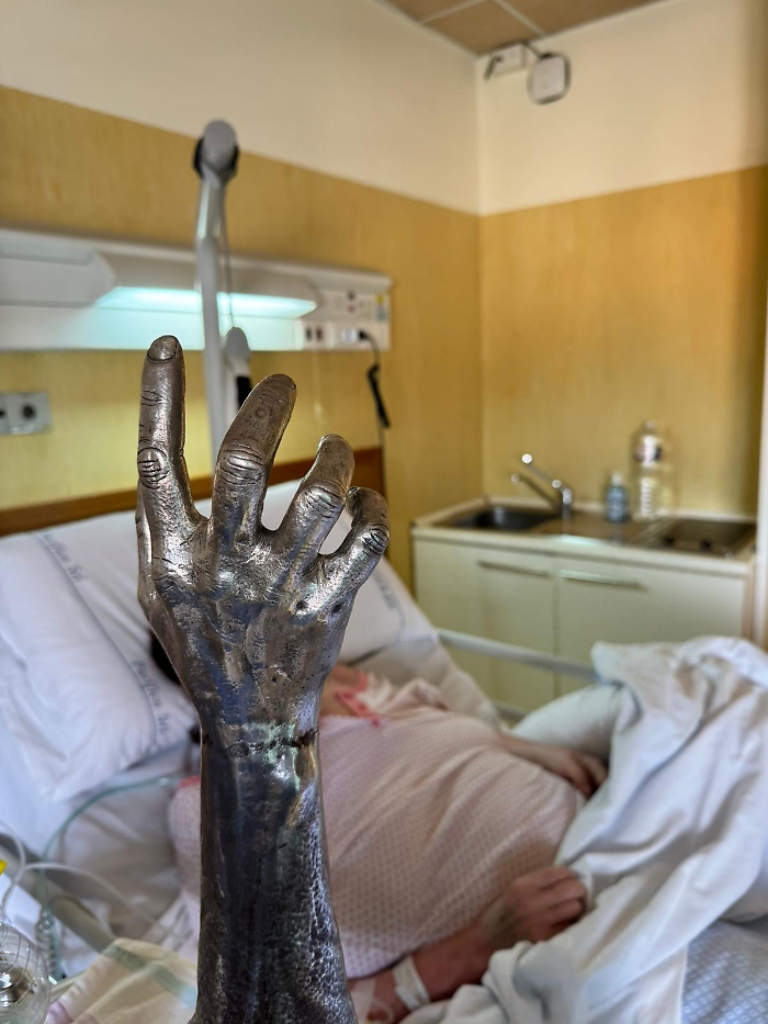 La reliquia del braccio a sostegno dei malati