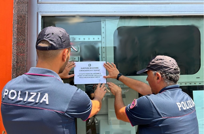 SOSPESA DALLA POLIZIA DI STATO L’ATTIVITA’ DI UN CENTRO SCOMMESSE NEL COMUNE DI ACIREALE