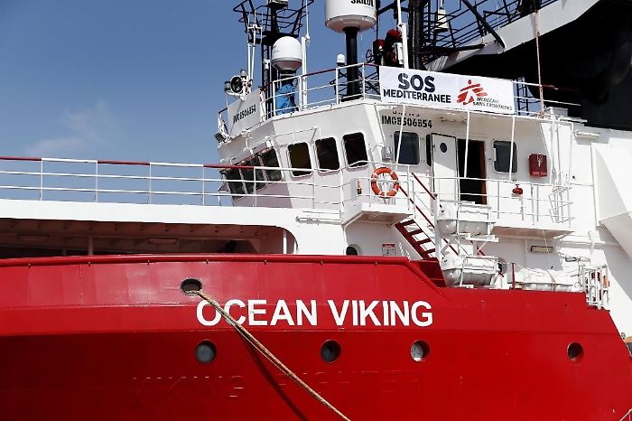 The new rescue vessel 'Ocean Viking'