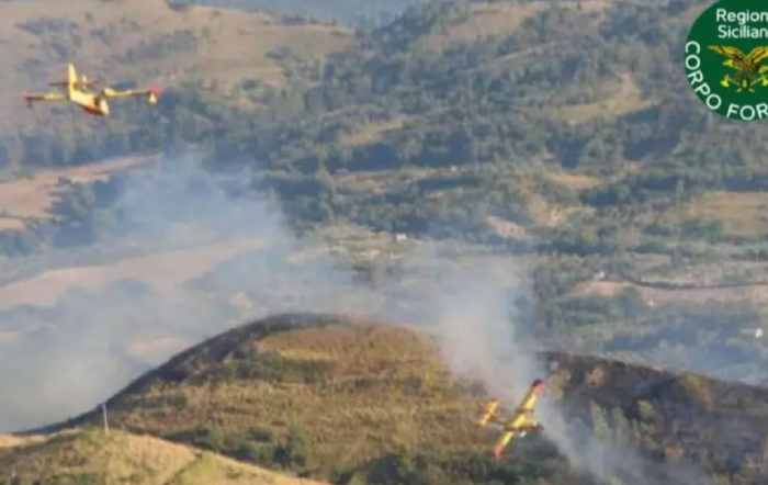 Incendio a Chiusa Sclafani