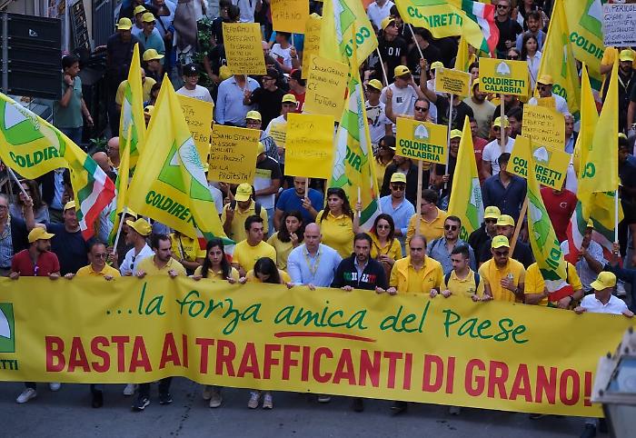Corteo per il grano italiano