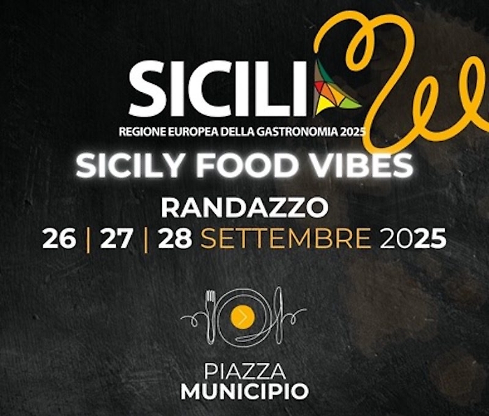 Randazzo - locandine SICILIA REGIONE EUROPEA DELLA GASTRONOMIA 2025 (A4) - 1