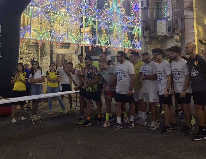 Urban trail la partenza