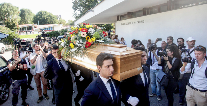 Funerali di Emilio Fede