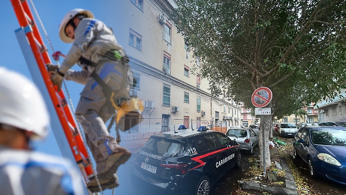 Infortunio sul lavoro a Giarre: feriti due elettricisti precipitati da una scala nel cantiere del vecchio ospedale