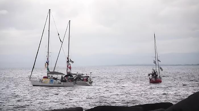 Le barche della seconda Flotilla partite da Catania sono arrivate a Creta