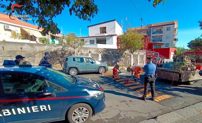 Recuperati i dossi rubati ad Aci Castello e installati abusivamente al villaggio “Dusmet” di Catania