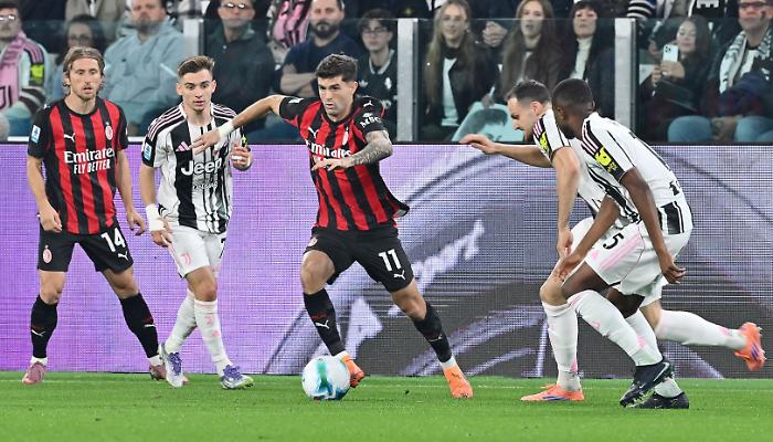 Pulisic sbaglia un rigore,  Juve-Milan finisce 0-0 : all'Allianz Stadium applausi solo per i ritorno di Allegri