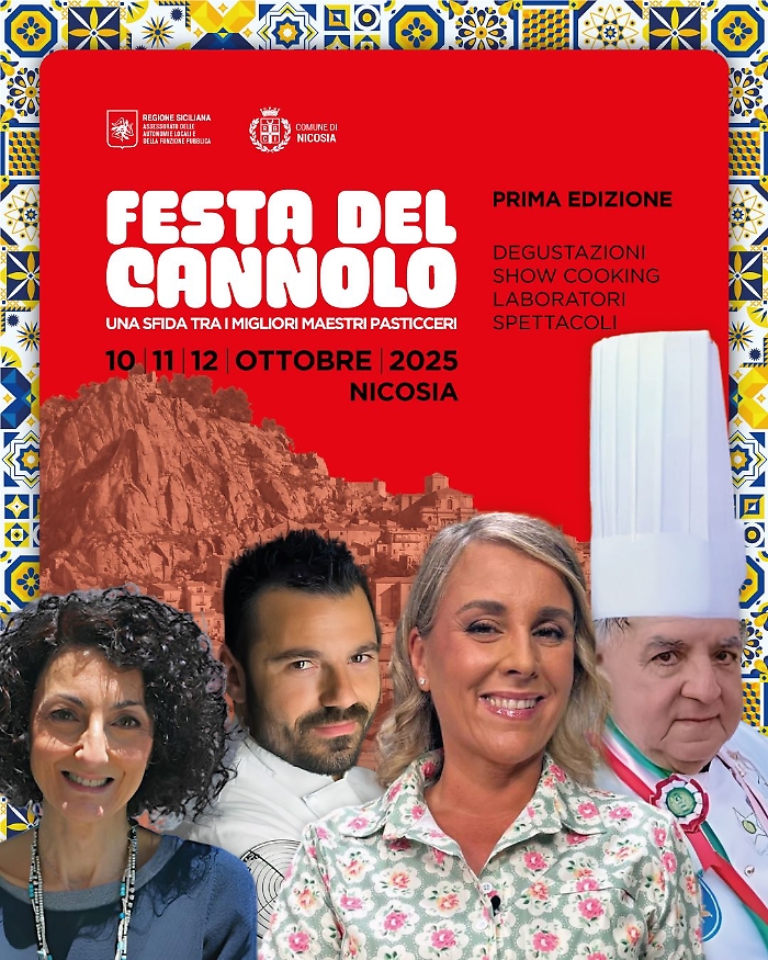 A Nicosia la festa del cannolo: sfida tra maestri pasticceri, giuria d'eccellenza e degustazioni 