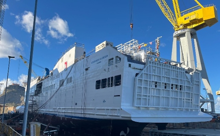 Varato il "Costanza I di Sicilia", il teaghetto super moderno che collegherà Lampedusa, Linosa e Pantelleria 