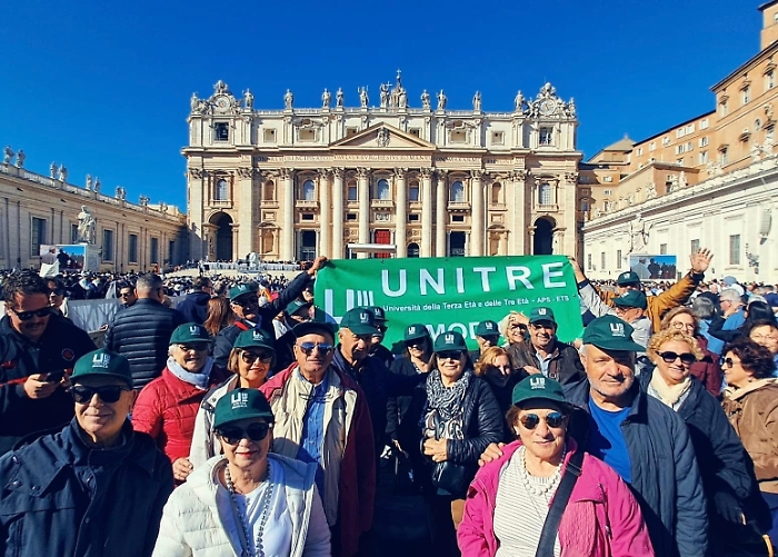La comitiva dell'Unitre di Modica al giubileo di Roma