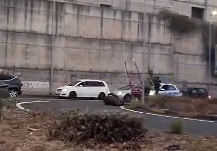 La foto dell'incidente (Sandro Gaglio credit) 