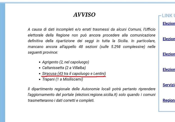 Il voto che non c’è: 43 sezioni sparite e la Regione corre ai ripari