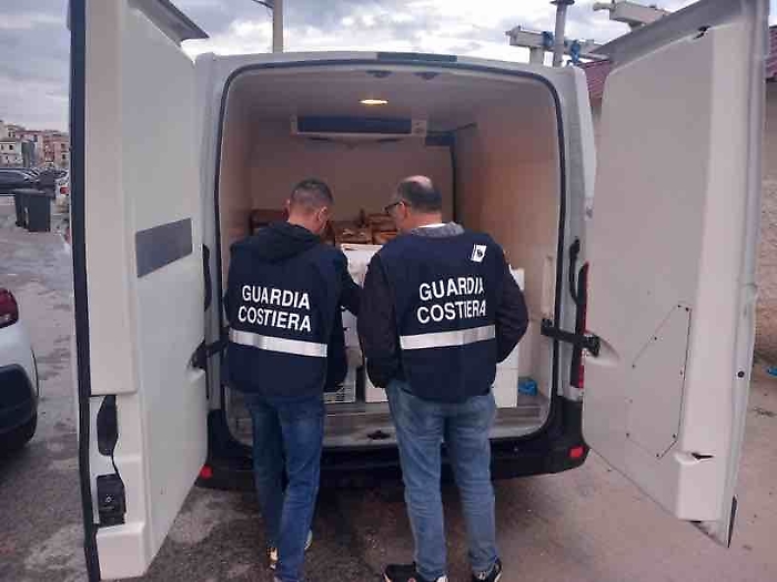 La Guardia costiera sequestra 84 Kg di pesce privo di tracciabilità