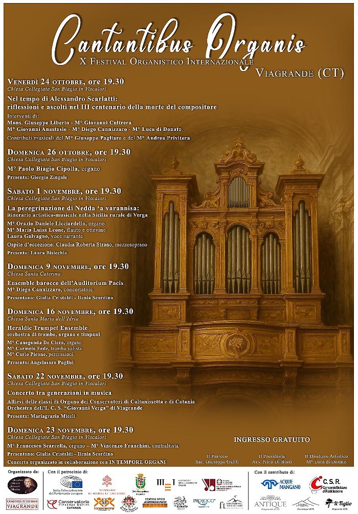 Cantantibus Organis a Viagrande: dieci anni di musica, territorio e passione