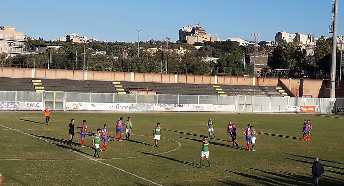 Uno scorcio dello stadio di Paternò