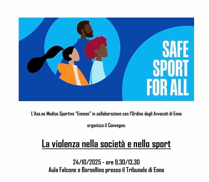 Un convegno a Enna su "Violenza nella società e nello sport"