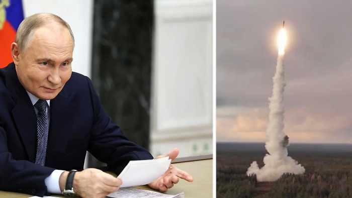 Putin presenta il nuovo missile nucleare: «Testato con successo, non ha eguali a mondo».  Ha una gittata di 20.000 km