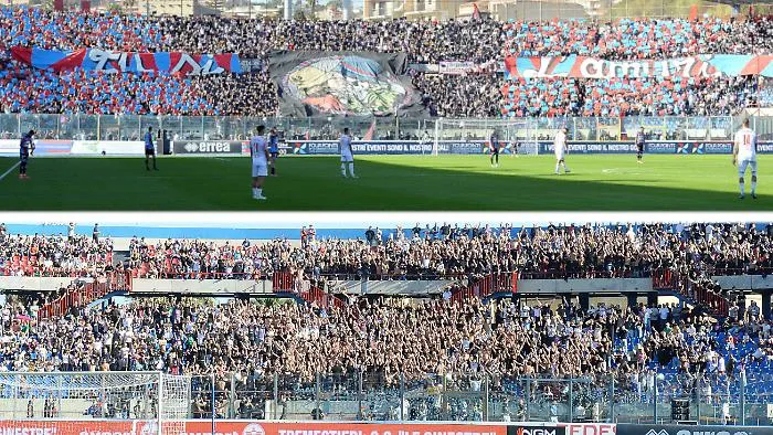 Le due curve dello stadio Massimino