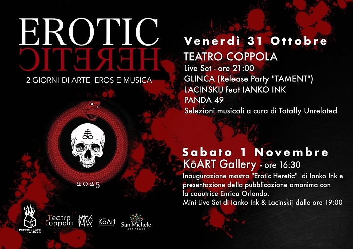 Erotic Heretic&rdquo;: musica elettronica e arti visive a Catania