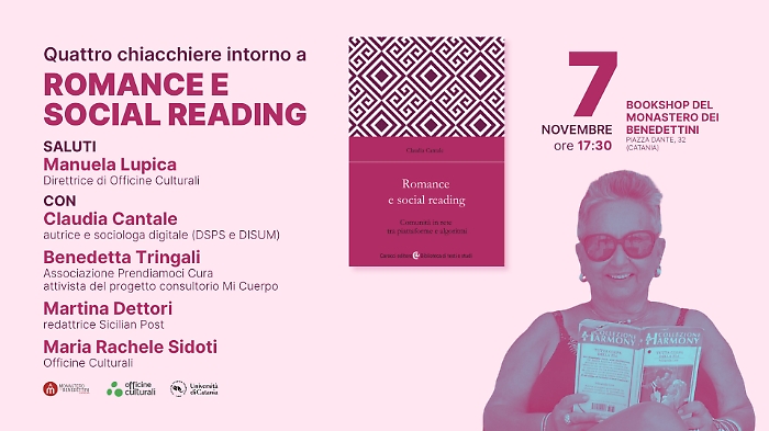 Romance e social reading &mdash; Conversazione al Monastero dei Benedettini