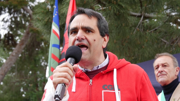 Alfio Mannino, segretario Cgil Sicilia