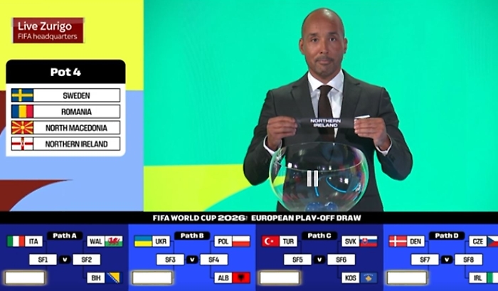 Qualificazioni Mondiali, l'Italia becca l'Irlanda del Nord: partita secca il 26 marzo in casa