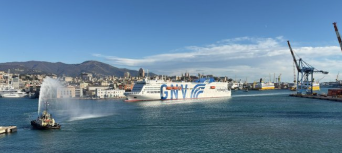 Gnv Virgo, la prima nave alimentata a Gnl: sarà battezzata a Palermo
