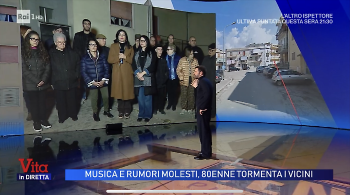 Scicli, il caso dell'anziano fracassone a "Vita in diretta"