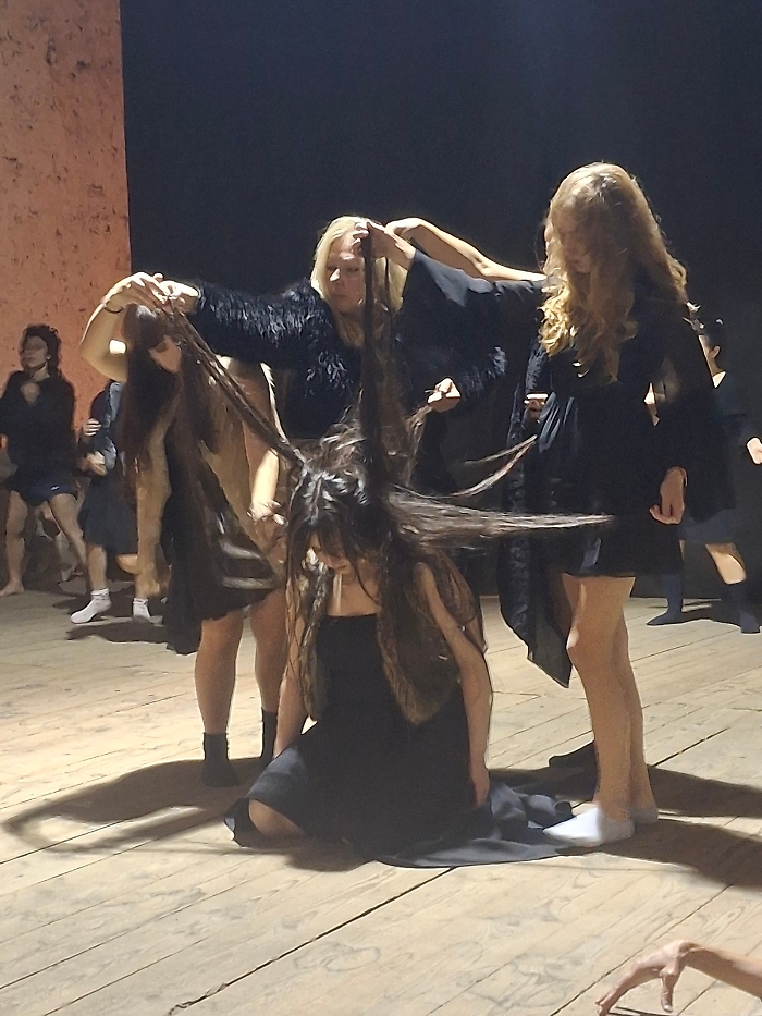 Un momento dello spettacolo