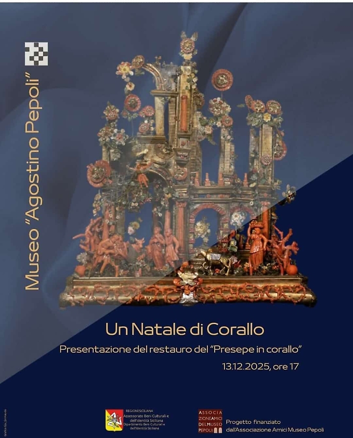 Il presepe in corallo torna a splendere: a Trapani la rete mediterranea del corallo