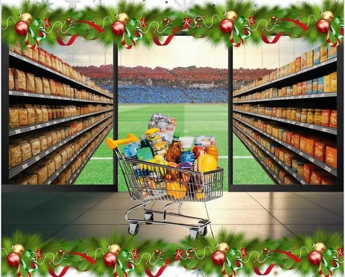 Carrello solidale, iniziativa della Curva Nord 