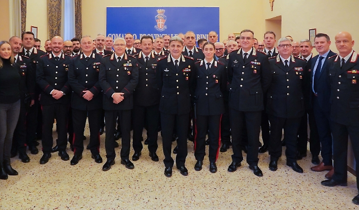 Ragusa, il generale di brigata Del Monaco in visita al comando provinciale dell'Arma