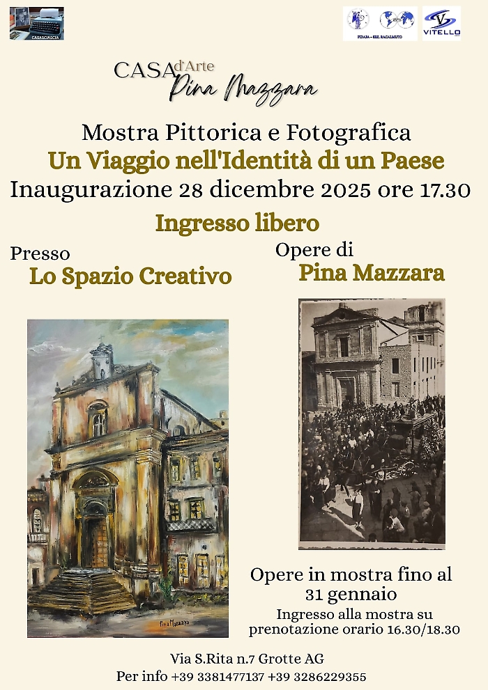  Casa d'Arte Pina Mazzara presenta: un viaggio nell'identit&agrave;