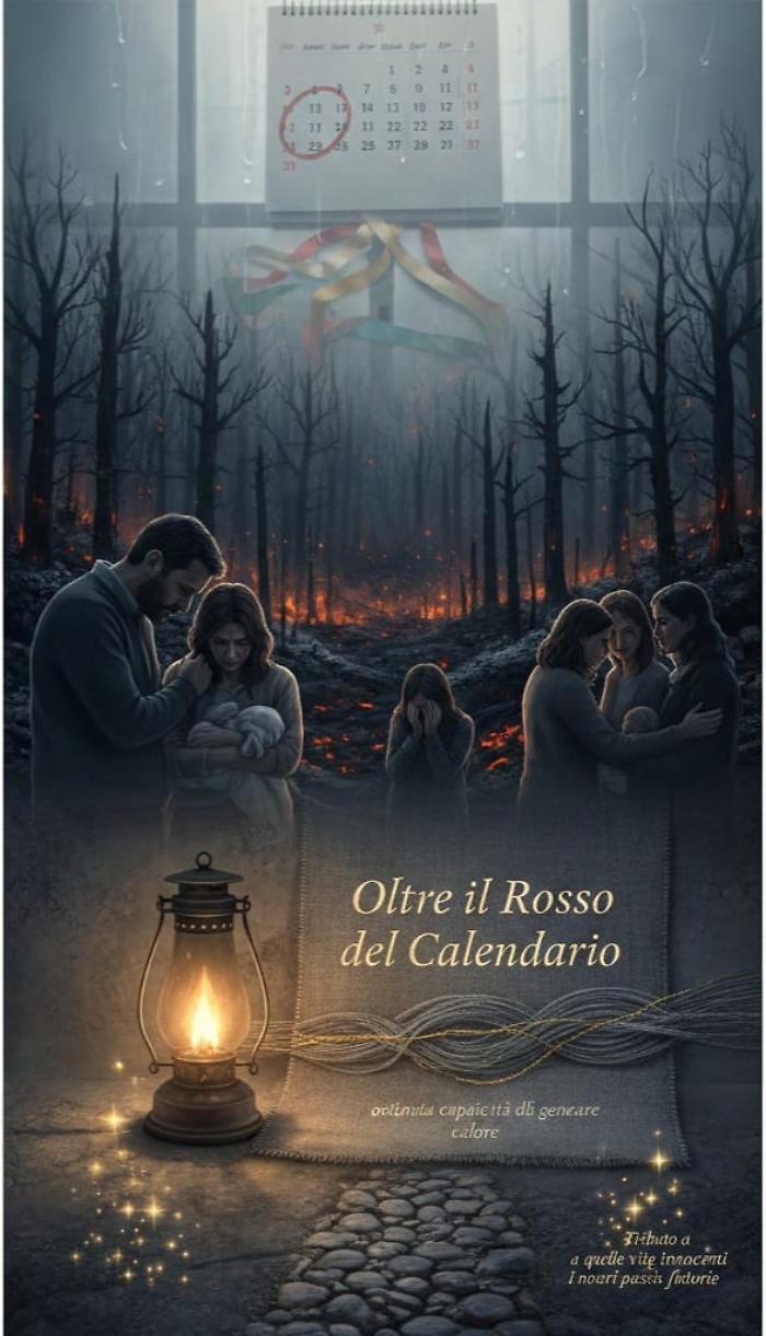 &laquo;Oltre il Rosso del Calendario: Il Fuoco, il Buio e la Luce Rimasta&raquo;