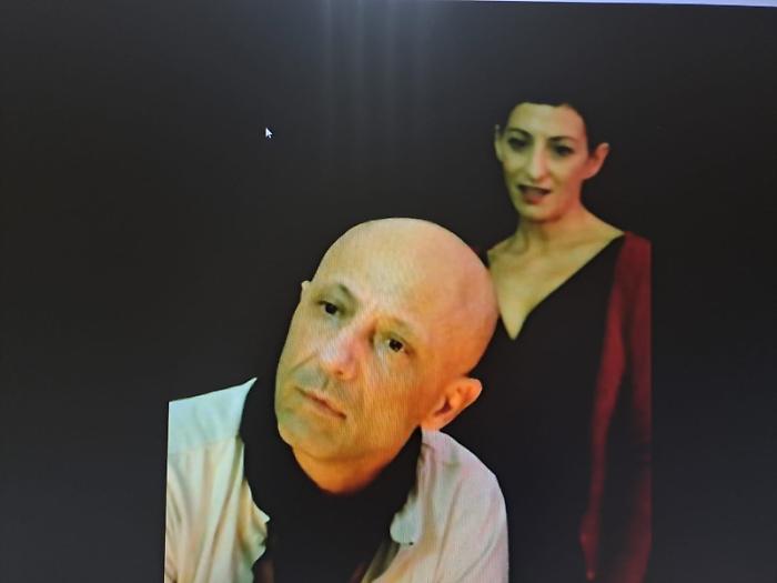 Tino Caspanello, con Cinzia Muscolino