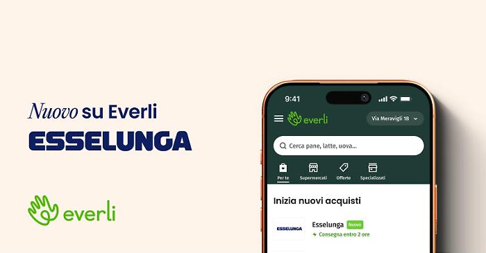 Everli ed Esselunga, una nuova collaborazione per la spesa online: accordo per 65 negozi in 29 province di otto regioni italiane