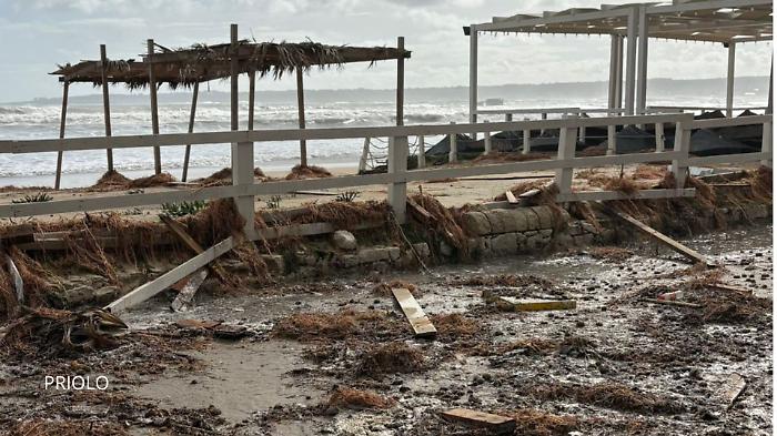 Ciclone Harry: per i lidi distrutti, dal 17 febbraio via alle richieste di contributo straordinario fino a 20mila euro