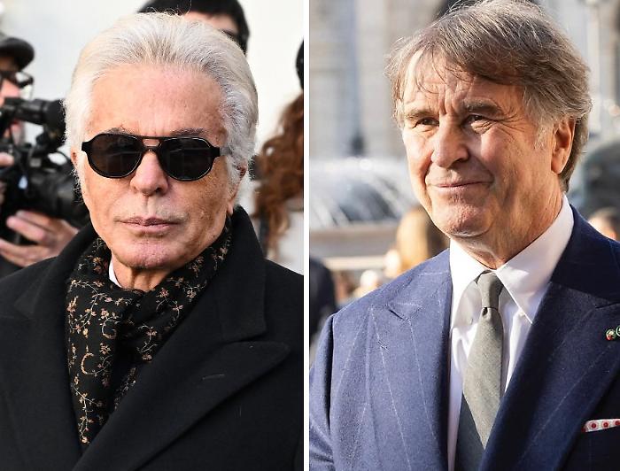 da sinistra Giancarlo Giammetti, Brunello Cucinelli