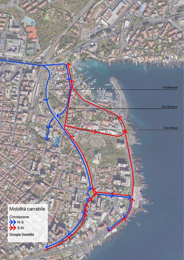 Dopo il maltempo il Lungomare riapre ad una sola corsia:  nuovo piano di circolazione anche per i cantieri a Ognina