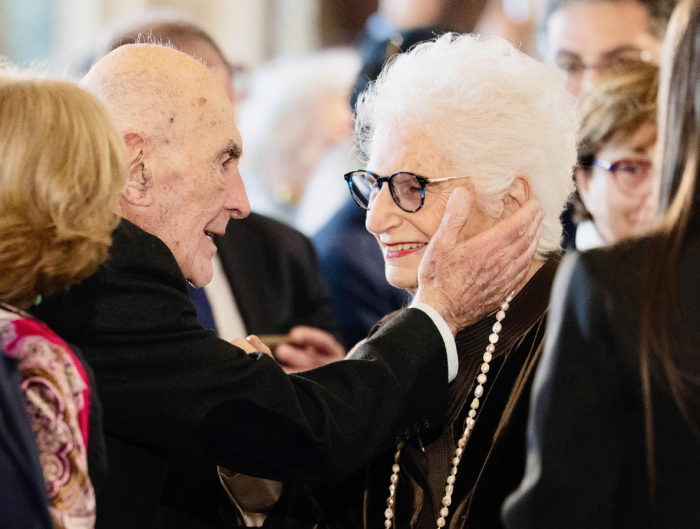 Sami Modiano e Liliana Segre