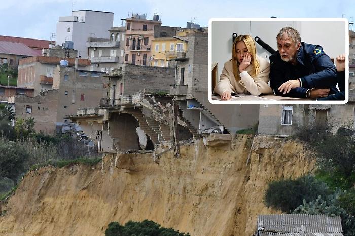 Niscemi, la collina che si muove: tra crepe e promesse, la prova pi&ugrave; difficile per il governo Meloni