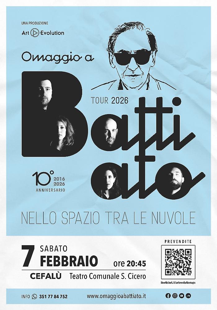 Locandina Evento Omaggio a Battiato
