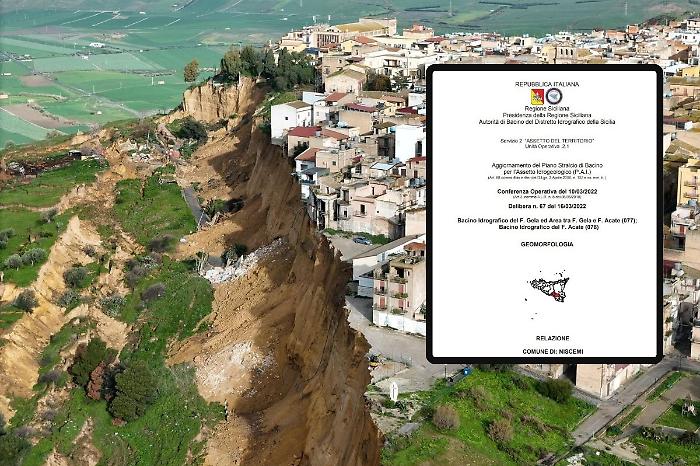 Frana di Niscemi, un disastro annunciato: la relazione che inchioda le responsabilit&agrave; e che aveva previsto tutto gi&agrave; quasi sei anni fa
