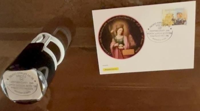 Sant&rsquo;Agata, annullo filatelico per il 900&deg; del rientro in Patria delle reliquie