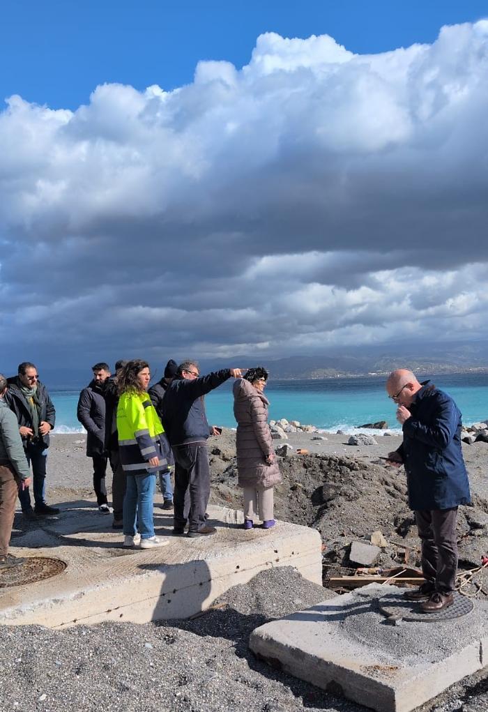 Dopo il ciclone Harry, sopralluoghi sul litorale jonico: danni stimati intorno ai 40 milioni