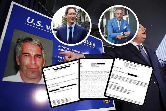 Le carte segrete svelano le manovre di Epstein per agganciare John e Lapo Elkann